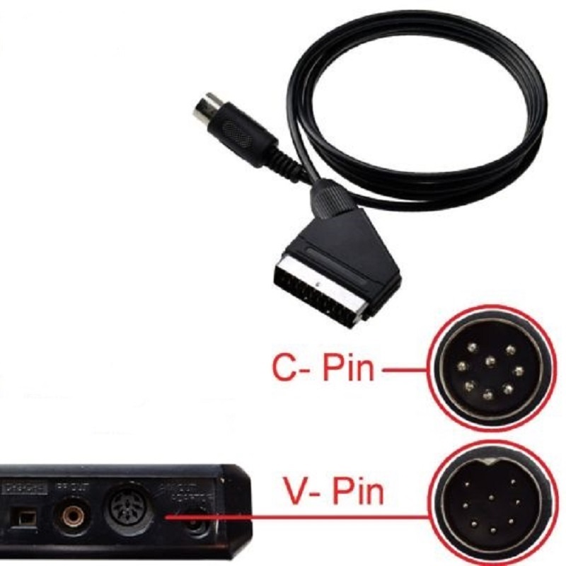 Retro Gaming Cables - Câble SCART de remplacement de 1,8