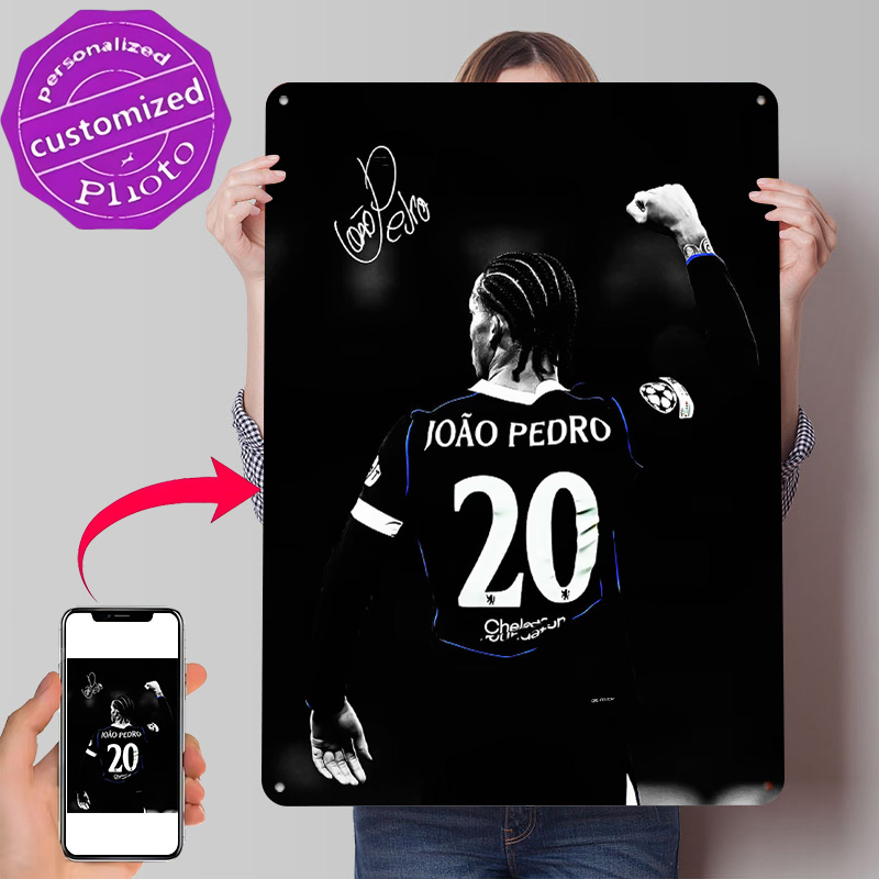 Retro Gaming Jersey - Affiche murale personnalisée Joao Pedro Jersey