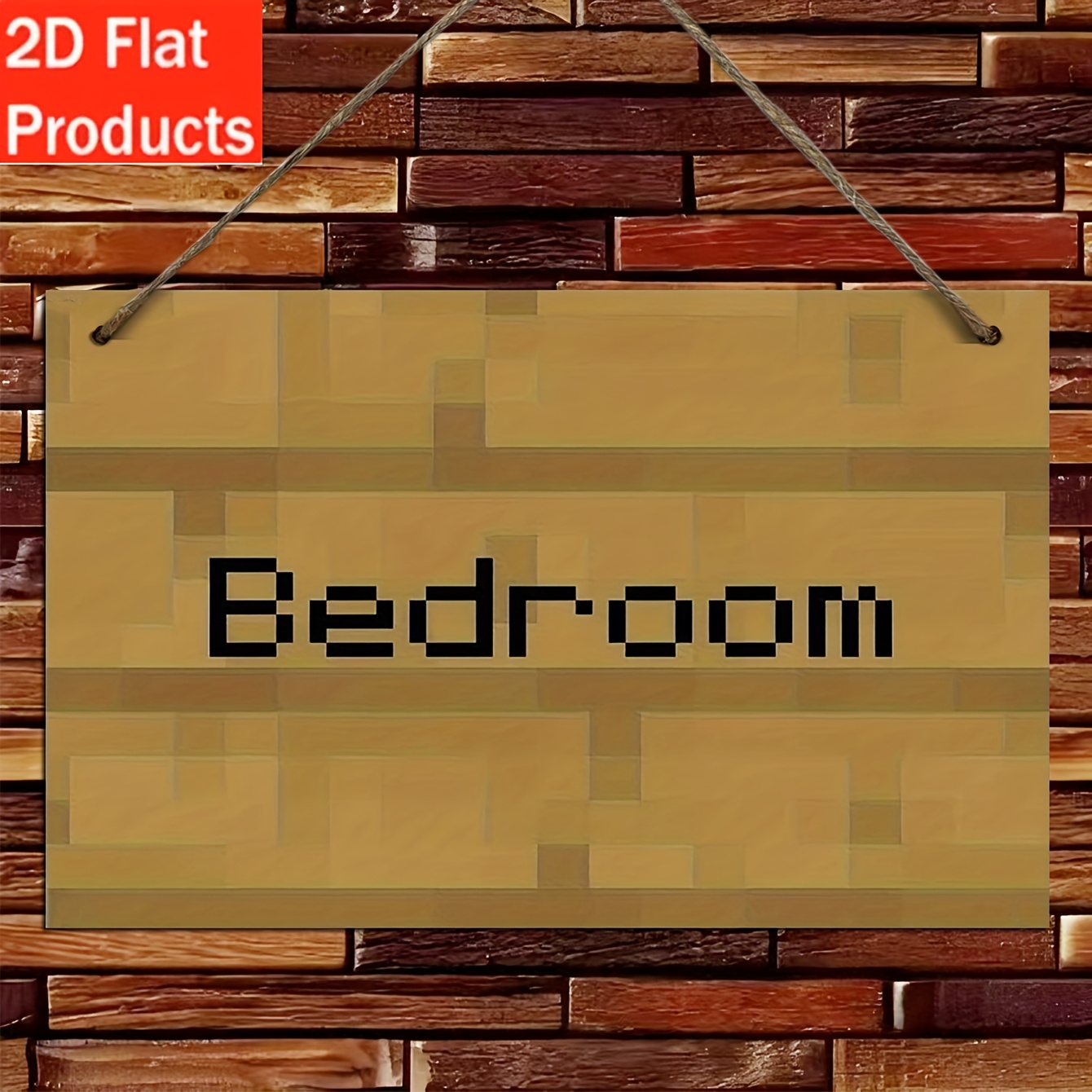 Retro Gaming Events - Décoration murale en bois 2D, 1