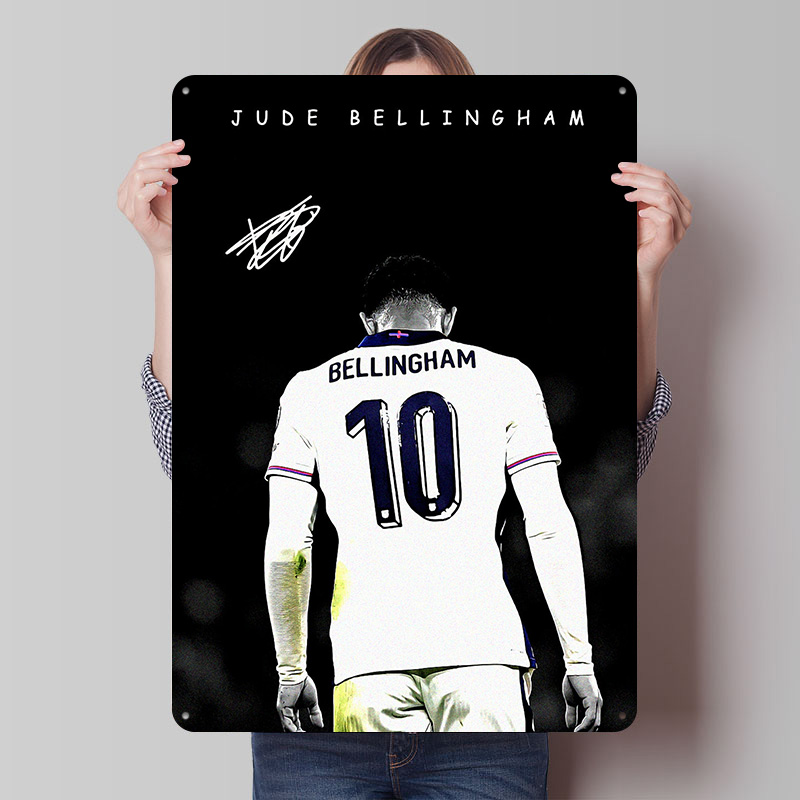 Retro Gaming Jersey - Affiche en tôle de maillot de