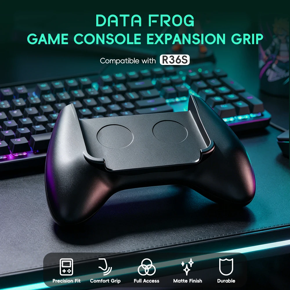 Retro Gaming R36S - Poignée ergonomique Data Frog R36S pour