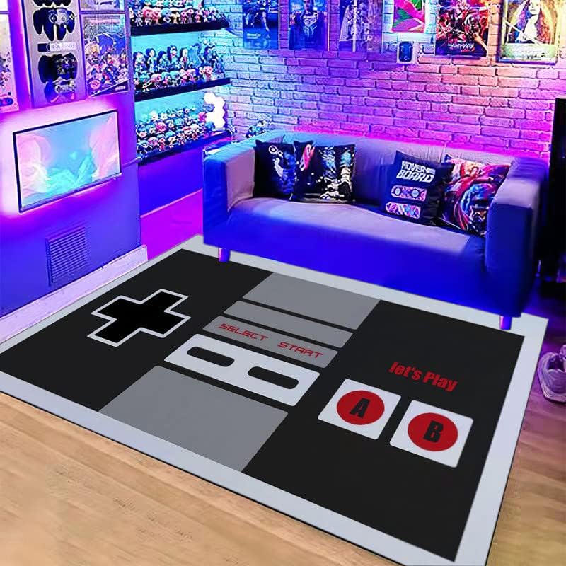 Retro Gaming Theme - Tapis vintage sur le thème de