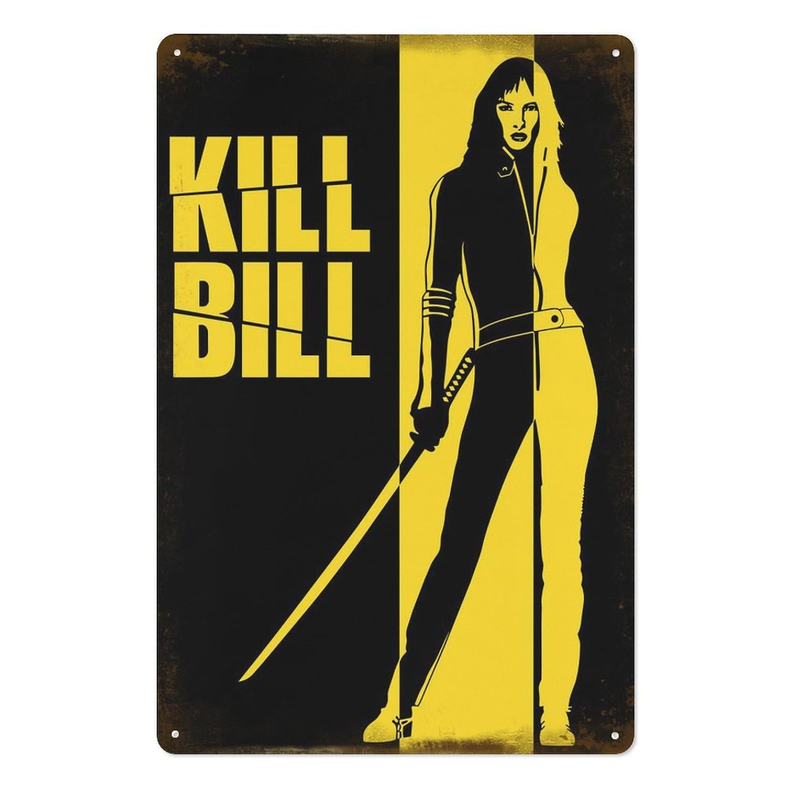 Retro Gaming Pictures - Kill Bill films métal étain signe