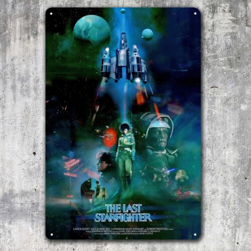 Retro Gaming Pictures - Affiche en métal du film The