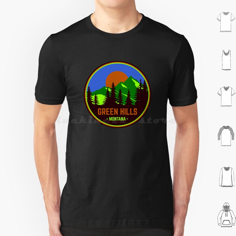 Retro Gaming Zone - Green Hills Montana T-shirt 6XL en