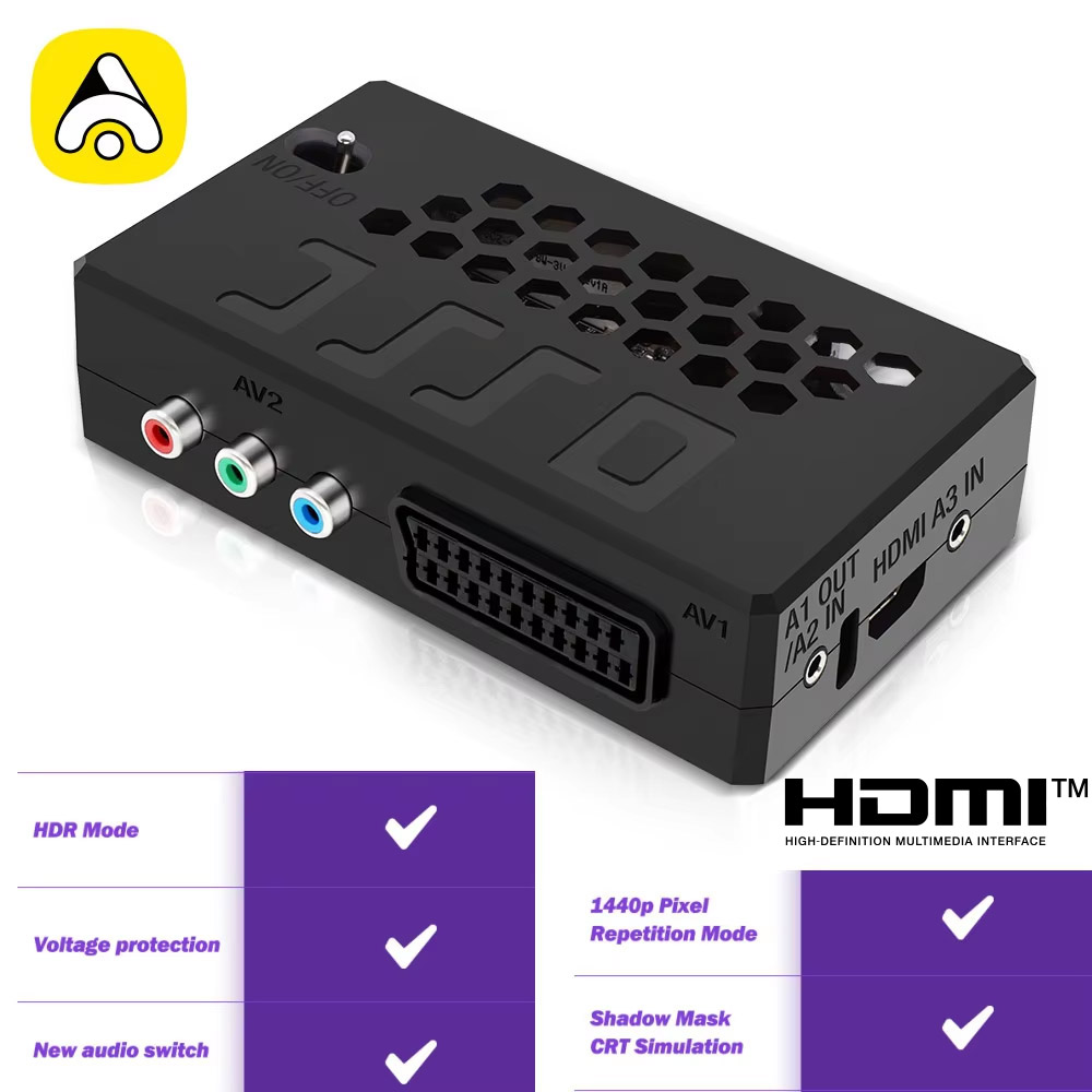 Retro Gaming Hard Drive - OSSC Upscaler HDMI ™ Convertisseur pour