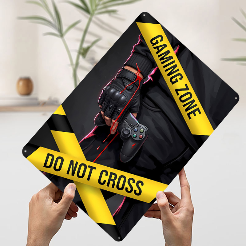 Affiche 'Gaming Zone Do Not Cr - Retro Gaming Zone avis et prix
