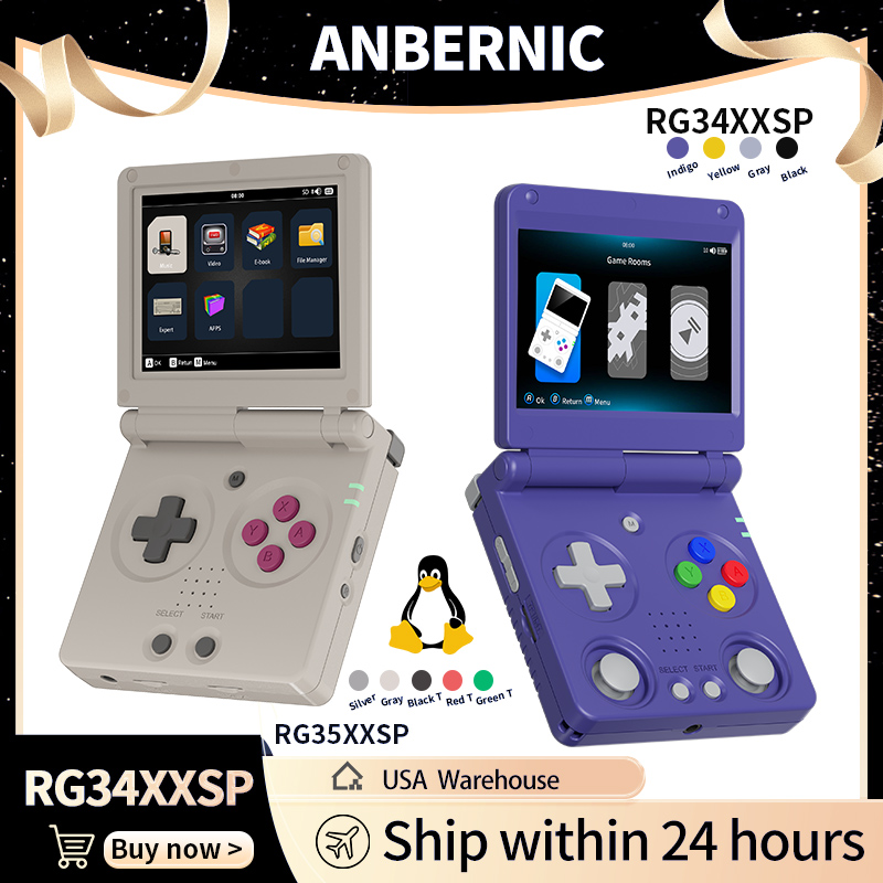 Anbernic RG34XXSP RG35XXSP Con - Retro Gaming Kiosk avis et prix
