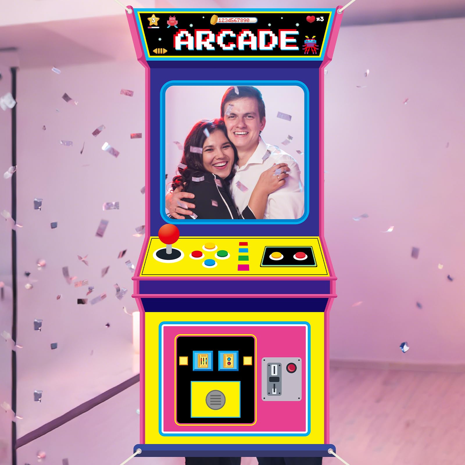 Bannière suspendue décorative  - Retro Gaming Events avis et prix