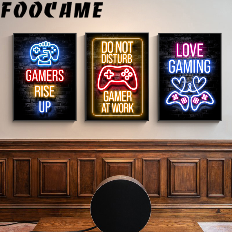 Affiche de Zone de jeu néon, p - Retro Gaming Zone avis et prix