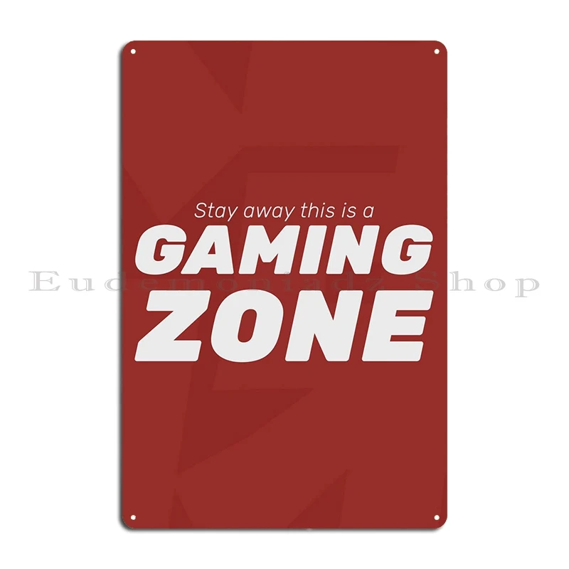 Panneaux métalliques Stay Away - Retro Gaming Zone avis et prix