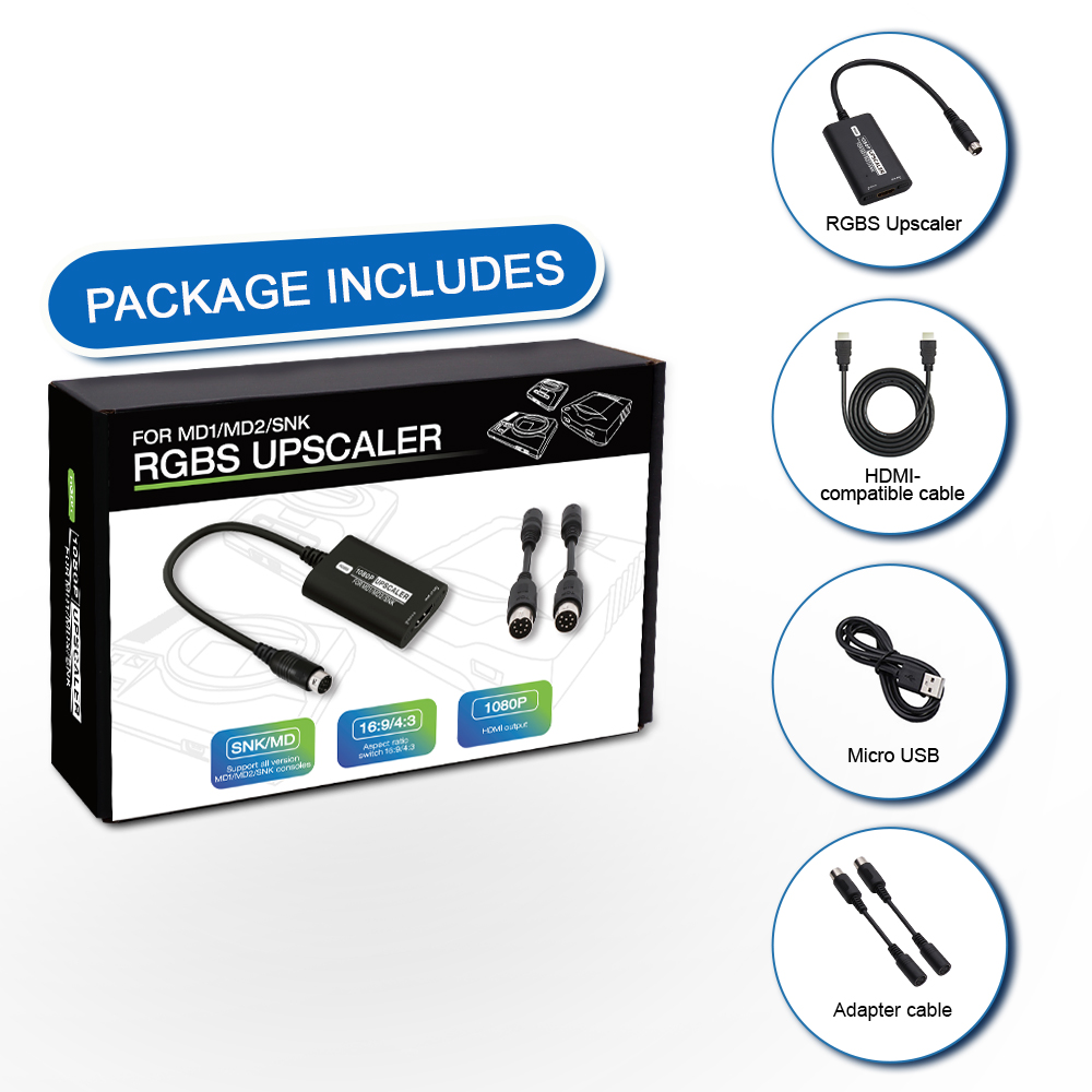 Convertisseur HDMI 1080P RGBS  - Retro Gaming Hard Drive avis et prix