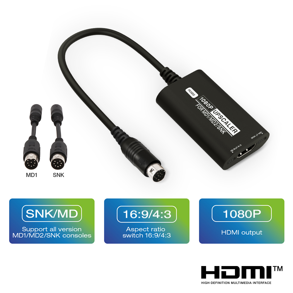 Convertisseur HDMI 1080P RGBS  - Retro Gaming Hard Drive avis et prix
