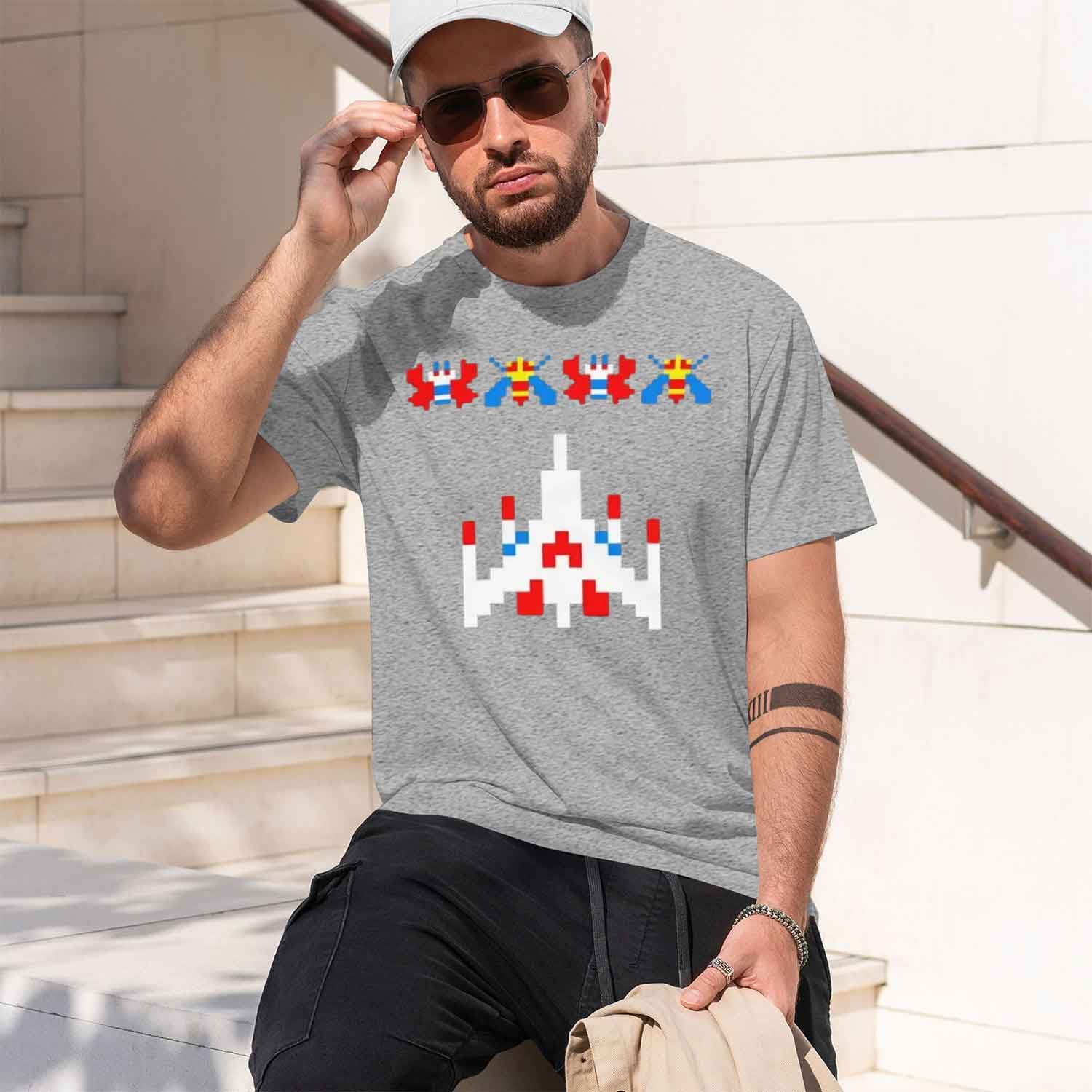 T-shirt vintage Galaga Invader - Retro Gaming Style avis et prix