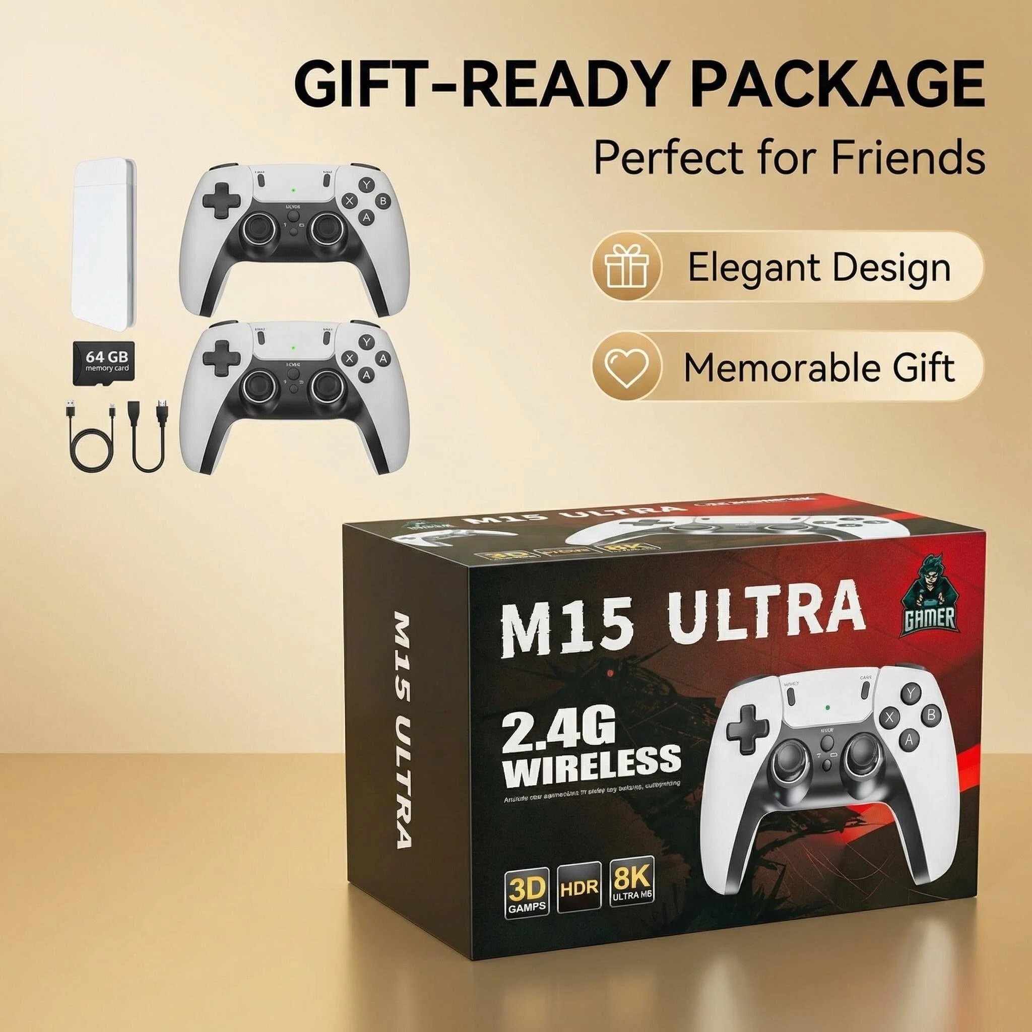 Clé de Jeu Rétro M15 Ultra 2.4 - Retro Gaming Theme avis et prix