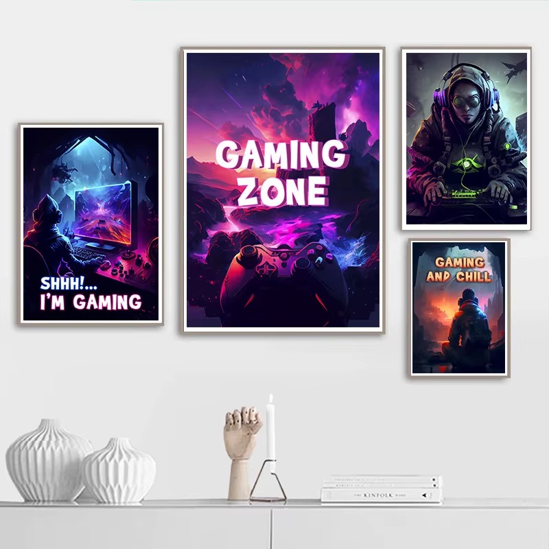 Affiche de zone de jeu rétro P - Retro Gaming Zone avis et prix