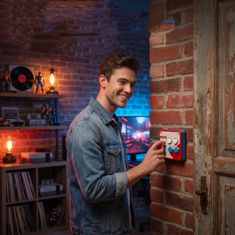 Interrupteur mural rétro année - Retro Gaming Zone avis et prix