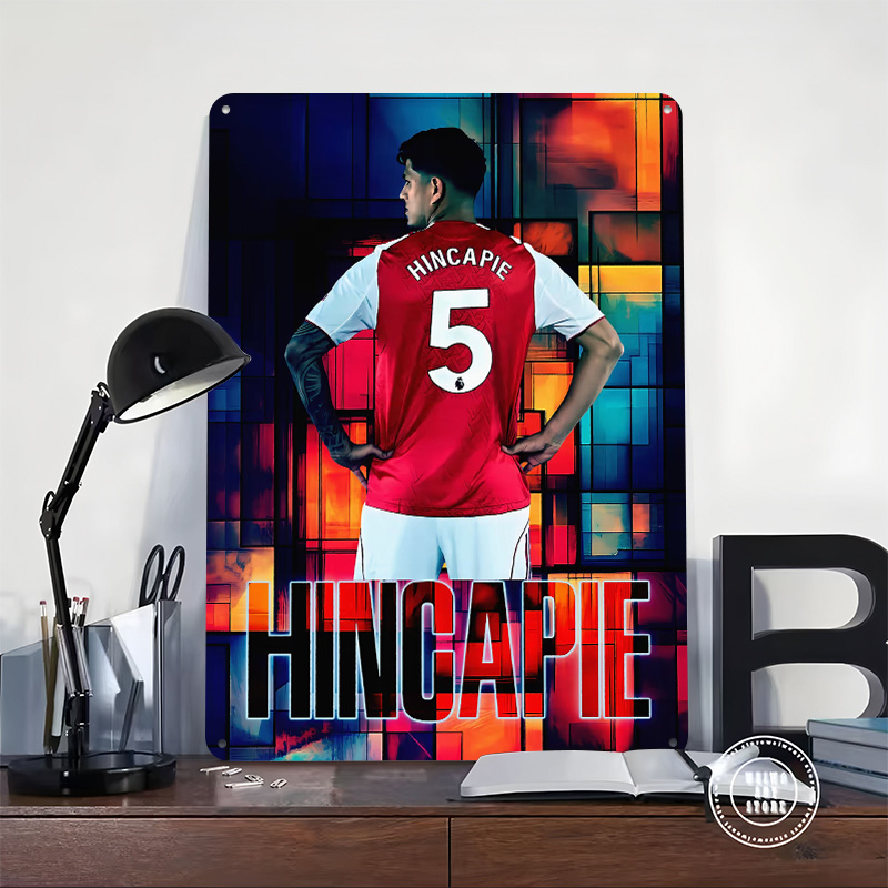 Affiche en fer blanc Hincapie  - Retro Gaming Jersey avis et prix