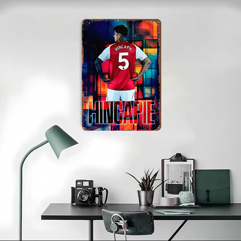 Affiche en fer blanc Hincapie  - Retro Gaming Jersey avis et prix
