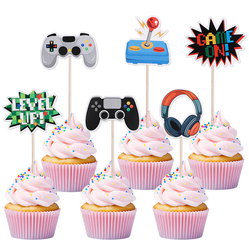 Décoration de gâteau de jeu vi - Retro Gaming Theme avis et prix