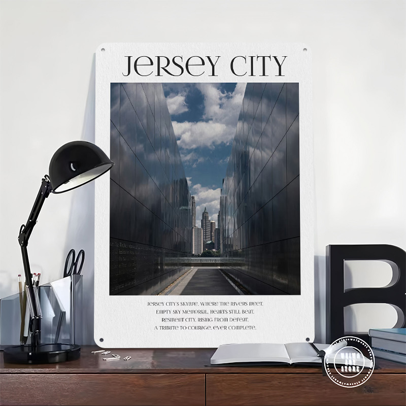 Affiche de Jersey City, Plaque - Retro Gaming Jersey avis et prix