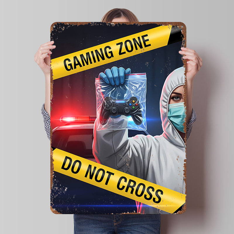 Affiche métallique personnalis - Retro Gaming Zone avis et prix