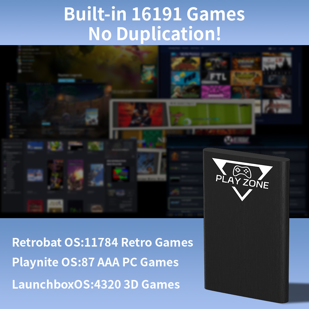 Disque dur portable de jeu Pla - Retro Gaming Zone avis et prix