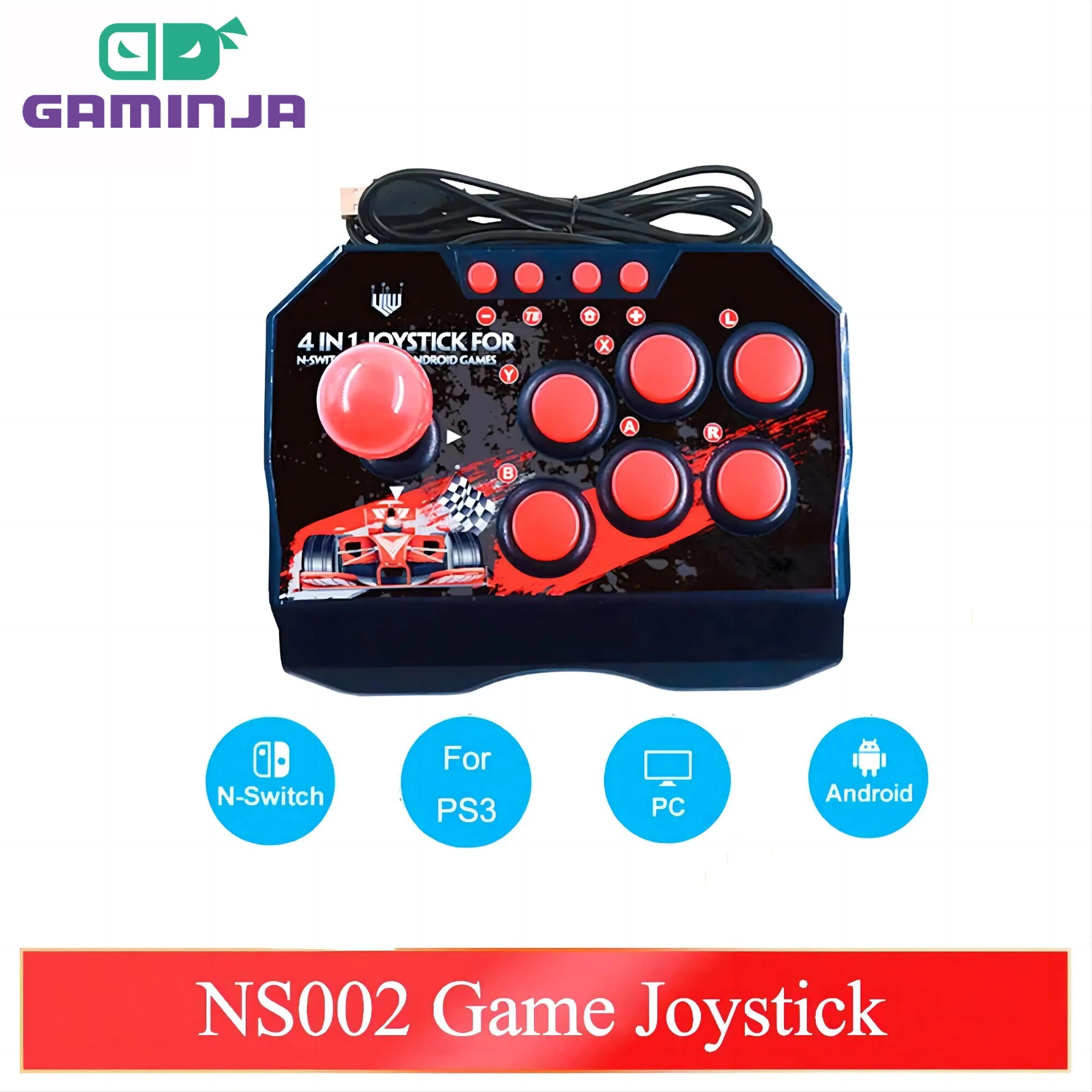 GAMINJA NS002 4 En 1 Rétro Arc - Retro Gaming Theme avis et prix
