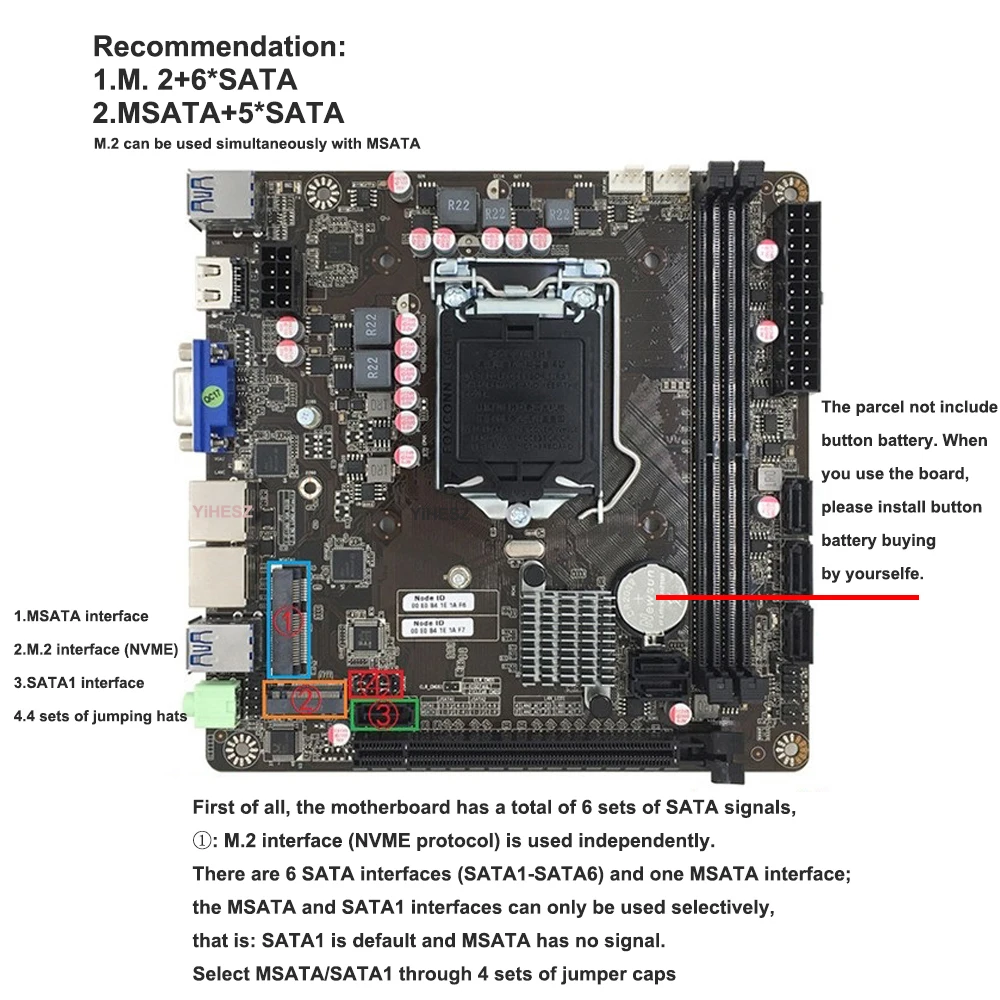 Carte mère B365 Mini-ITX LGA 1 - Intel Cpu Core I5 avis et prix