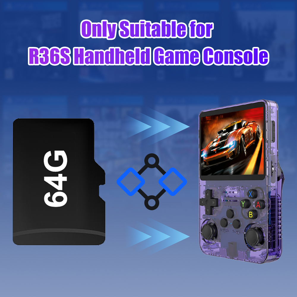 Carte de jeu TF 64 go pour Con - Retro Gaming R36S avis et prix