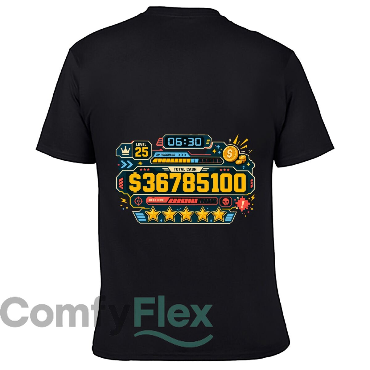 T-shirt simple et ample délavé - Retro Gaming Shops avis et prix