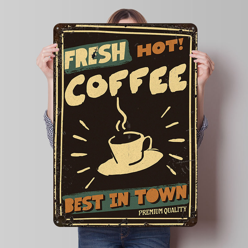 Affiche vintage pour café, ens - Retro Gaming Shops avis et prix