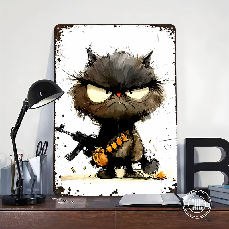 Affiche imprimée Chat avec pis - Retro Gaming Gun avis et prix