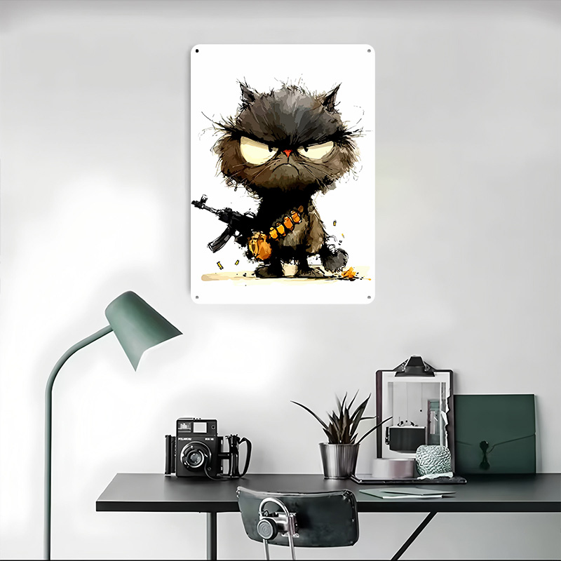 Affiche imprimée Chat avec pis - Retro Gaming Gun avis et prix