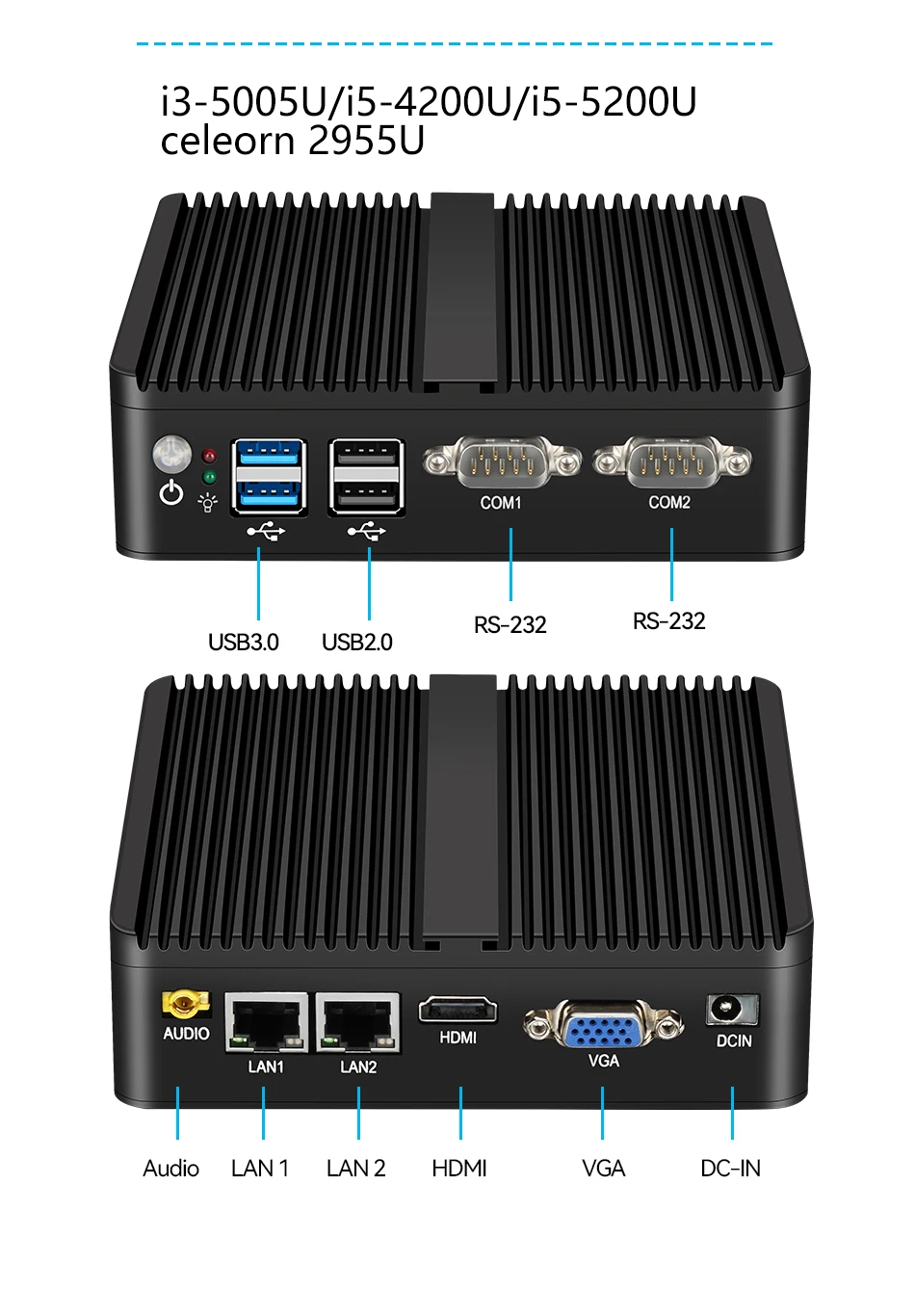 XCY Mini PC Intel Celeron J641 - Intel Cpu Core I5 avis et prix