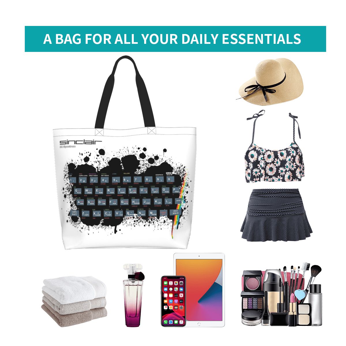 Sac fourre-tout en toile de gr - Retro Gaming Shops avis et prix