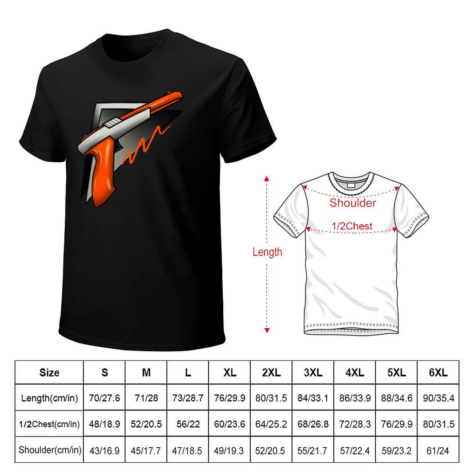 T-shirt vintage des années 198 - Retro Gaming Gun avis et prix