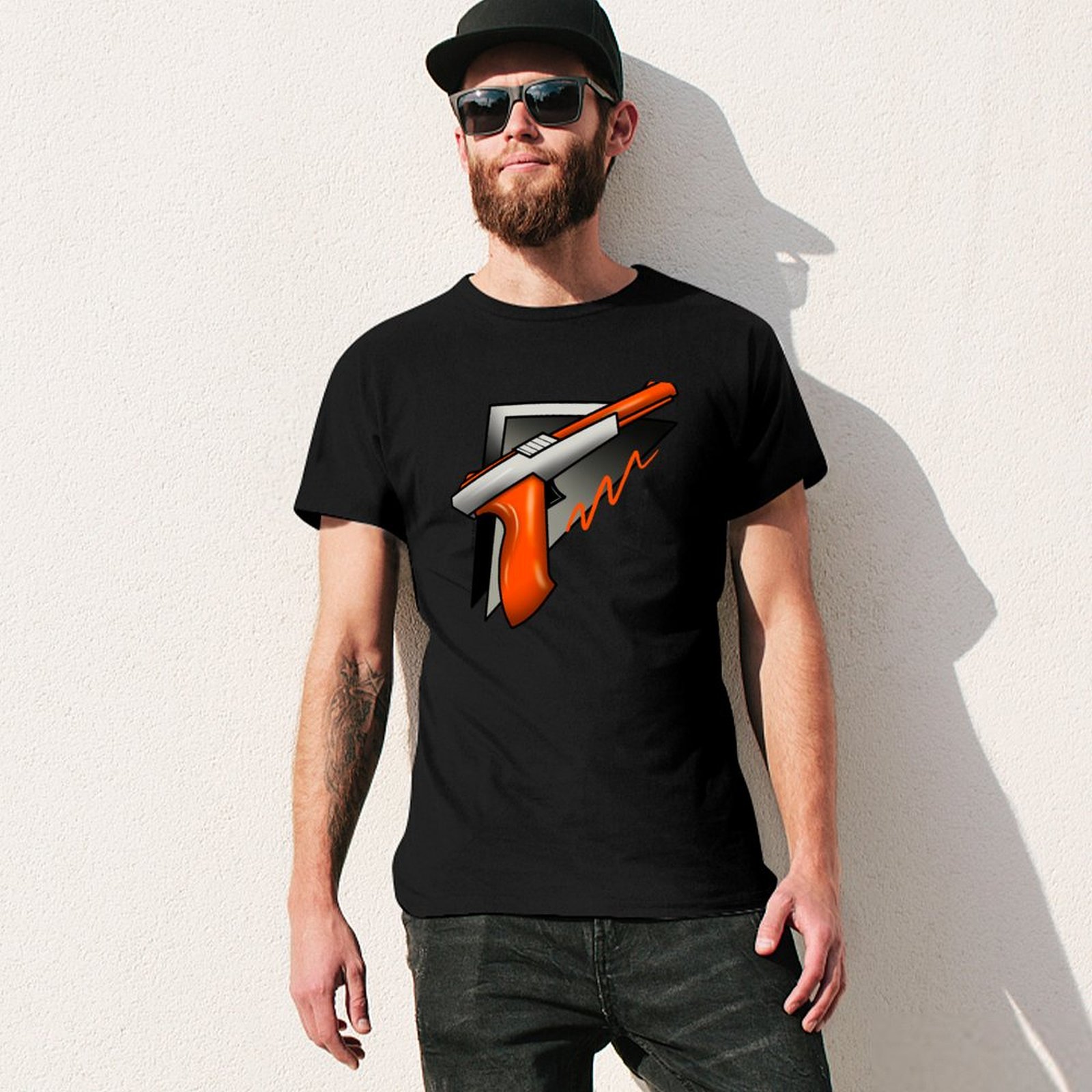 T-shirt vintage des années 198 - Retro Gaming Gun avis et prix